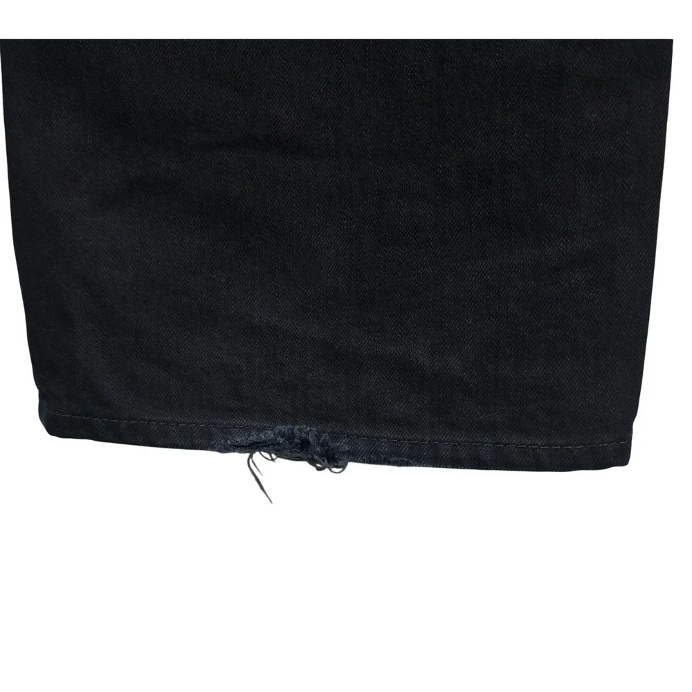 True Religion Ricky Jeans Y2K Mens 36 Black Flap Pocket Made in USA Denim